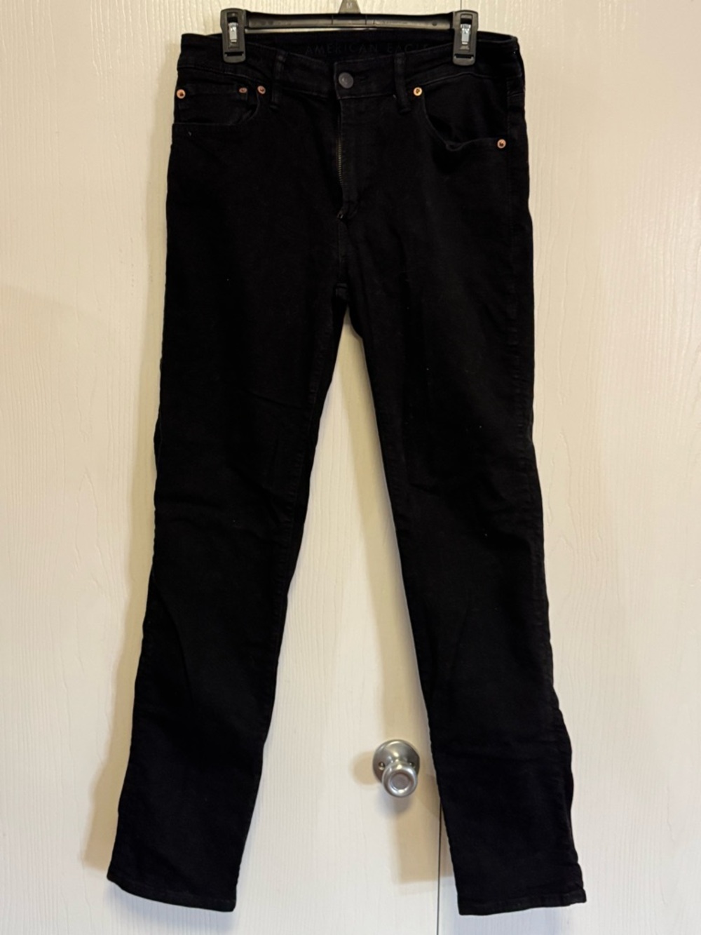American Eagle Outfitters Black slim straight AIRFLEX+ Jeans